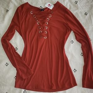 NWT Buckle Top